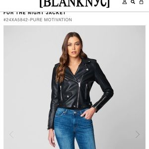Blanknyc Black Faux Leather Jacket